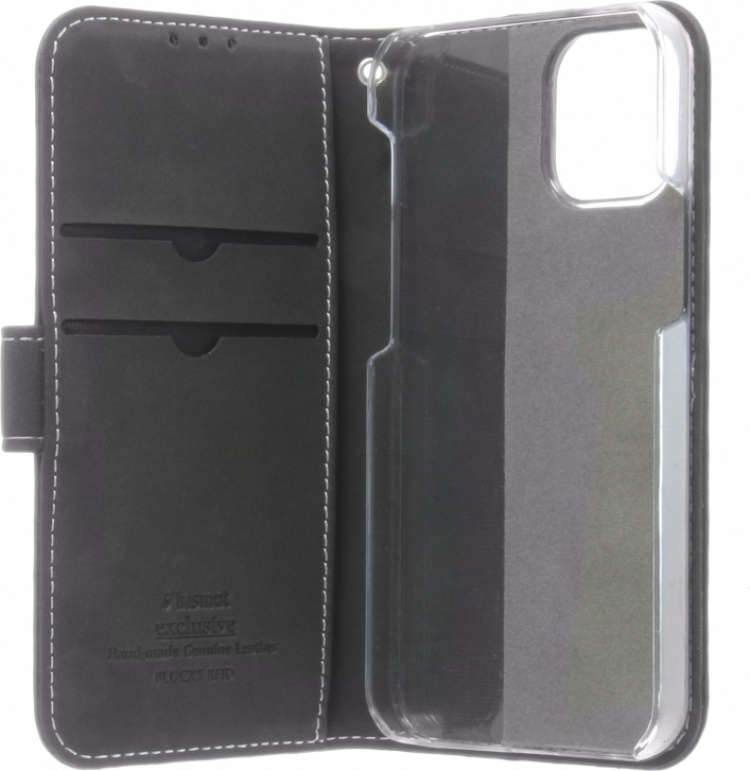 Insmat Exclusive Flip Case lommebokveske, iPhone 12 mini, svart