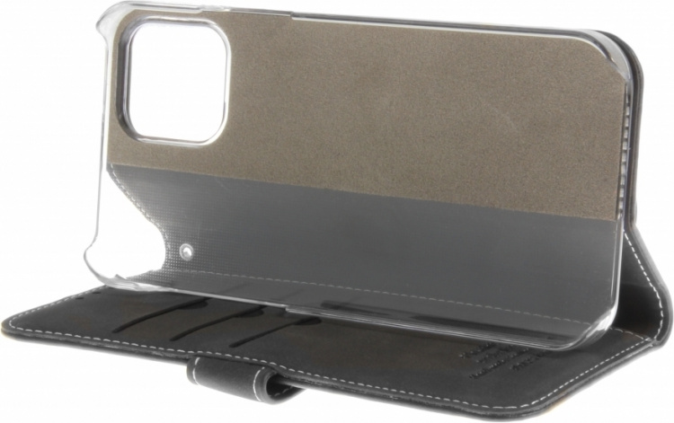 Insmat Exclusive Flip Case lommebokveske, iPhone 12 / 12 Pro, svart