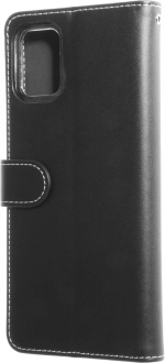 Insmat Eksklusivt Flip Case lommebokveske, Samsung Galaxy A71, svart