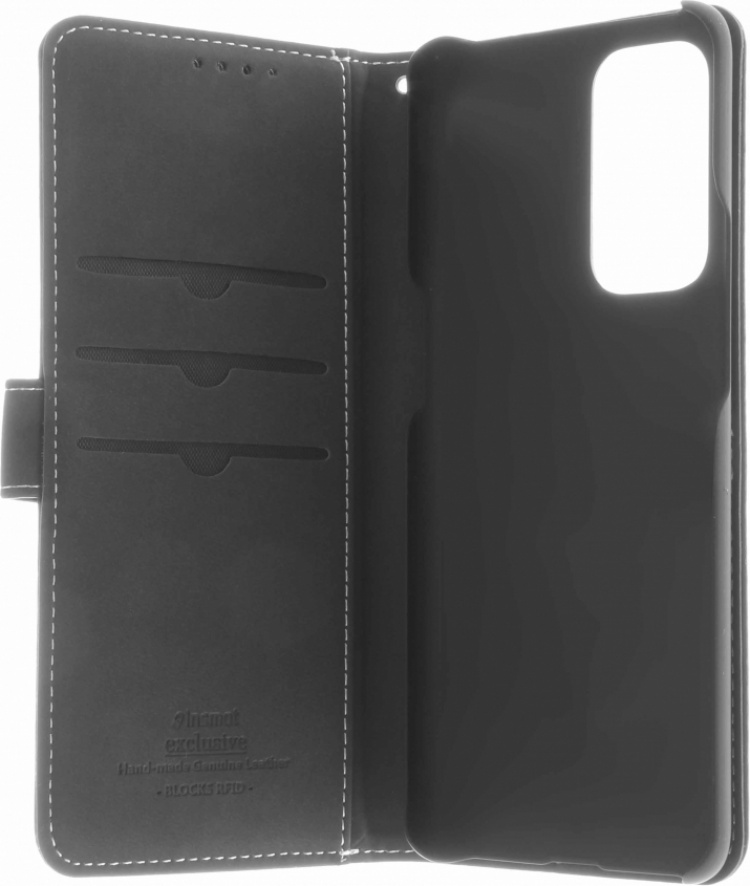 Insmat Eksklusivt Flip Case lommebokveske, Oneplus 9 Pro, svart