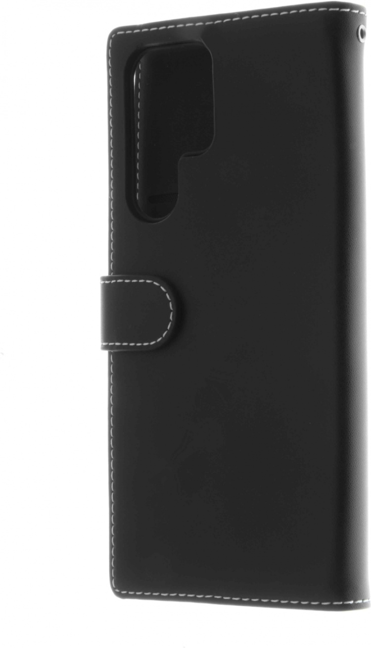 Insmat Eksklusivt Flip Case lommebokveske, Samsung Galaxy S22 Ultra 5G, svart