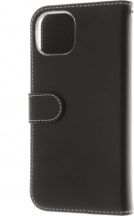 Insmat Exclusive Flip Case lommebokveske, iPhone 14 Plus, svart