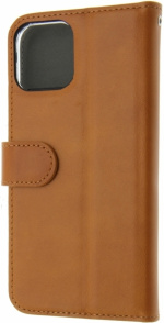 Insmat Exclusive Flip Case lommebokveske, iPhone 14 Pro, brun