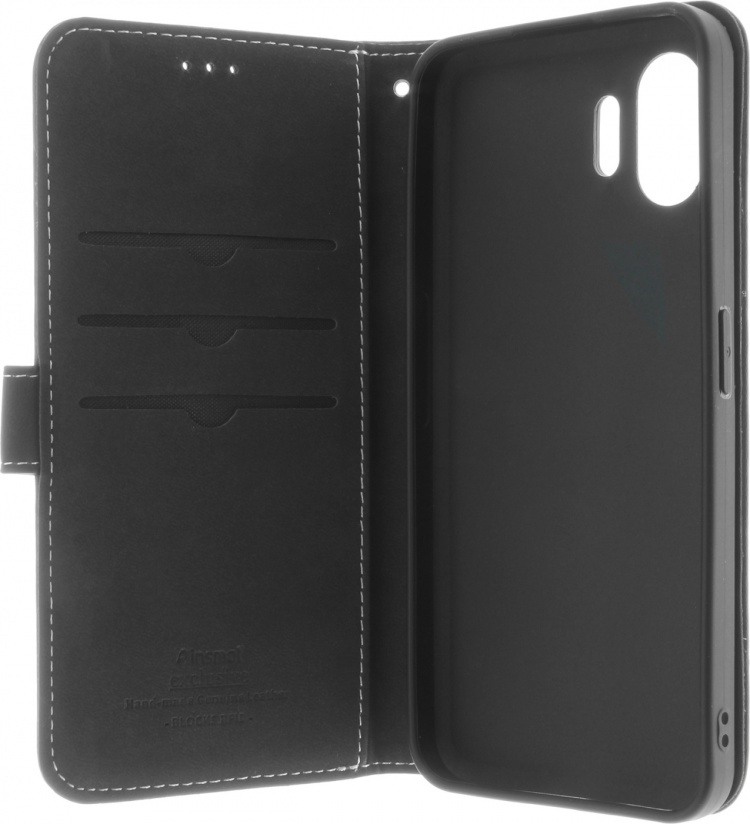 Insmat Eksklusivt Flip Case lommebokveske, Nothing Phone (2), svart
