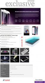 Insmat Panserglass for helskjerm, Nokia G42 5G, svart