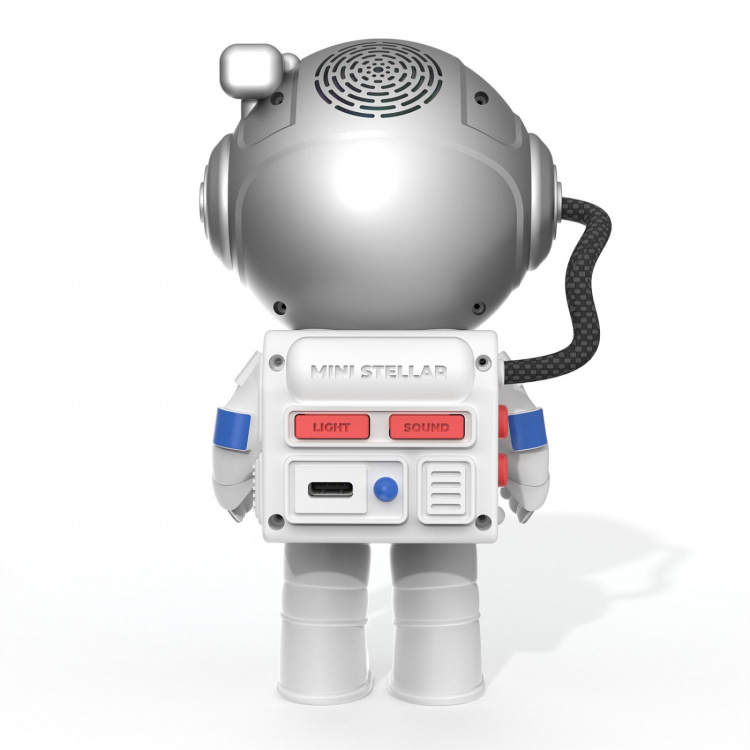 Mobility On Board Projektor Mini Stellar Light Space Hvit Astronaut