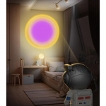 Mobility On Board Projektor Mini Stellar Light Space Hvit Astronaut