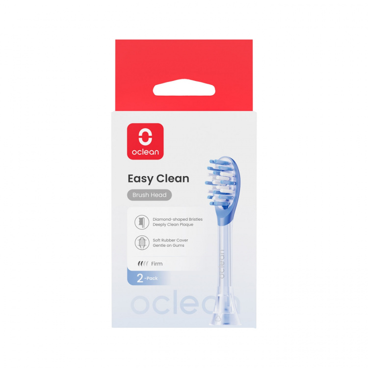Oclean Børstehode Easy Clean 2-Pakk Blå Oclean Børstehode Easy Clean 2-Pakk Blå