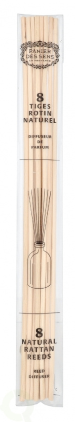 Panier Des Sens Natural Rattan Sticks 2 g 8 Pcs