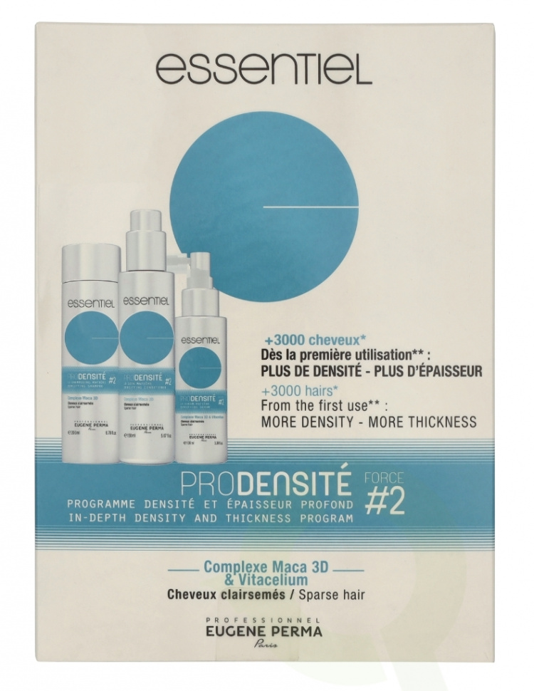 Eugene Perma Essentiel Pro Densite #2 Set 450 ml Shampoo 200ml/Conditioner 150ml/Serum 100ml