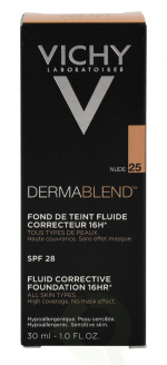 Vichy Dermablend Corrective Foundation 16HR SPF28 30 ml #25 Nude - All Skin Types