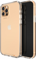 GEAR4 D3O Crystal Palace-etui, iPhone 12 / 12 Pro, gjennomsiktig