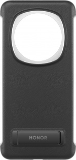 Honor Magic6 Pro beskyttelsesveske med stativ, svart