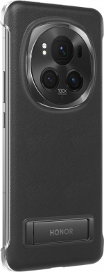 Honor Magic6 Pro beskyttelsesveske med stativ, svart