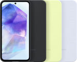 Samsung Galaxy A55 Silikonetui, svart Samsung Galaxy A55 Silikonetui, svart