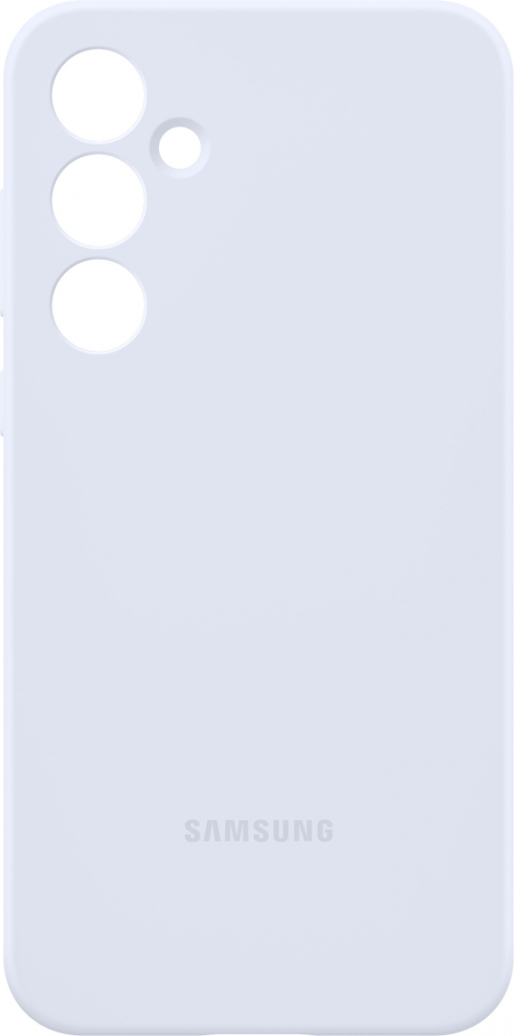 Samsung Galaxy A55 Silikonetui, lyseblå