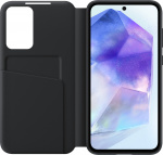 Samsung Galaxy A55 Smart View Wallet-etui, svart
