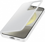 Samsung Galaxy S24 Clear View Wallet Cover, hvit