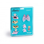 Lucky Doggy Hårtilbehør Hjerter og krone - (OT-LDA5012)