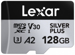 Lexar microSDXC Professional SILVER Plus UHS-I/U3/A2/4K R205/W150 (V30) - SILVER - 128 GB