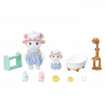 Sylvanian Families Søsken med bobler i badekaret - (5805)