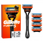 Gillette Fusion5 barberhøvel for menn - Oransje/Svart