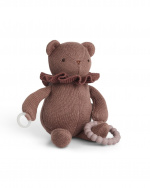 Smallstuff Liten aktivitetsbjørn, til smokk og smokk, mørk rose (40006-38)