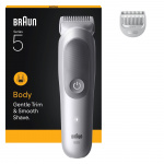 Braun Body Groomer Series 5 +2 pleieverktøy - grå