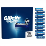 Gillette Mach3 Turbo-barberblad for menn - blå/grå - 16 stk