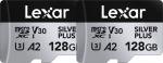 Lexar microSDXC Professional SILVER Plus UHS-I/U3/A2/4K R205/W150 (V30) - 128 GB - 2-pk