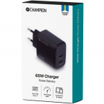 Champion Laddare 65W PD Svart