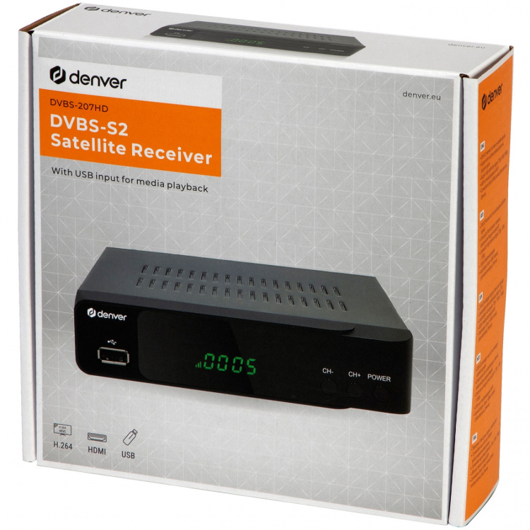Denver TV-Box DVB-S2 (Satellit) HD DVBS-207HD