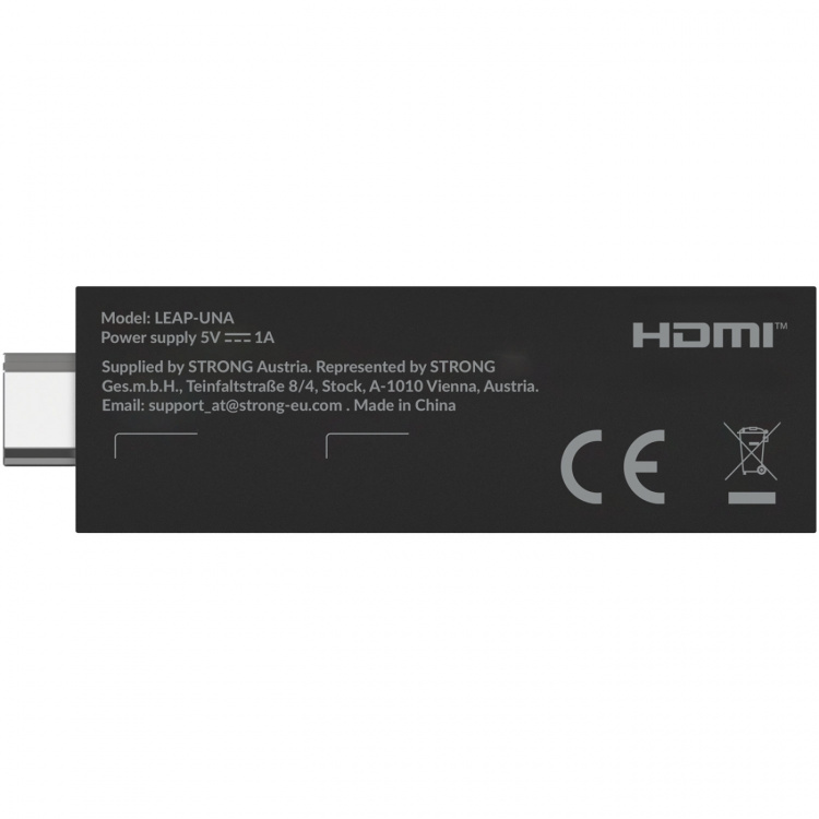 Strong TV-sticka 2K Wifi Android LEAP-UNA Svart Strong TV-sticka 2K Wifi Android LEAP-UNA Svart