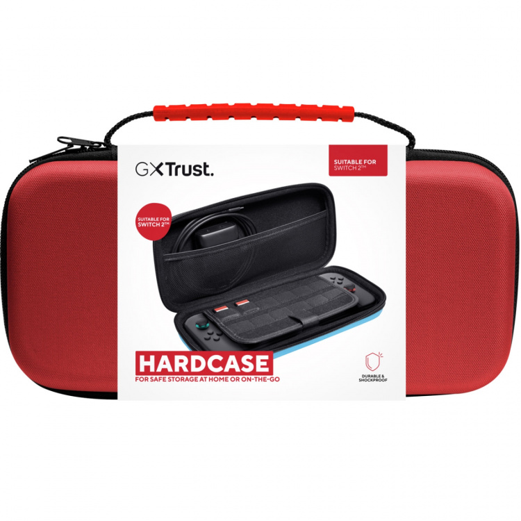 Trust GXT 1251RB Hardcase Nintendo Switch 2 Röd/Blå