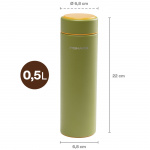 Fiskars Termosflaska grön 0,5 liter On-the-go Bottle