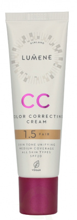 Lumene CC Color Correcting Cream SPF20 30 ml #1,5 Fair