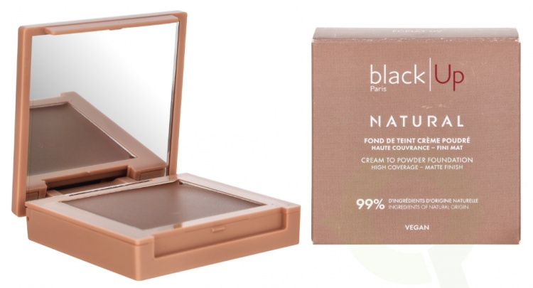 Black Up Full Cover Cream Powder Foundation 9.5 g #09