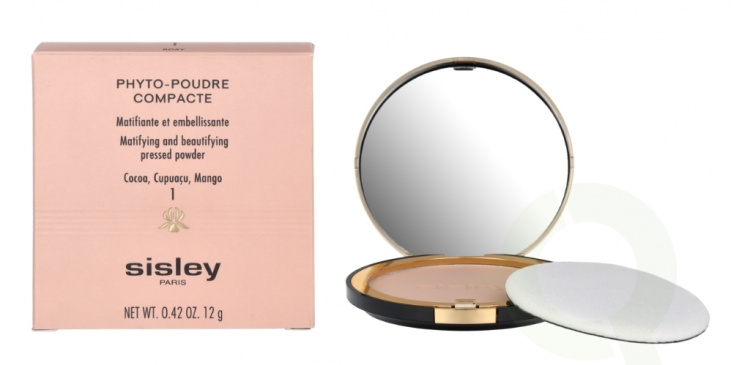 Sisley Phyto-Poudre Compacte Matt. And Beaut. Pressed Powder 12 g #1 Rosy