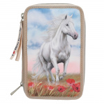 Miss Melody Trippel pennalhus - Poppy Sand - Beige