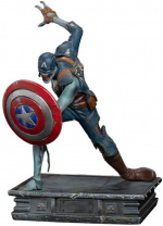IronStudios - Marvel Hva om ... : 1:10 Statue i kunstskala - Zombie Captain America IronStudios - Marvel Hva om ... : 1:10 Statue i kunstskala - Zombie Captain America