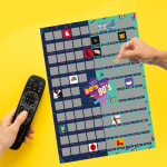 Mad Monkey Scratch Poster Topp 100 filmer fra 80- og 90-tallet