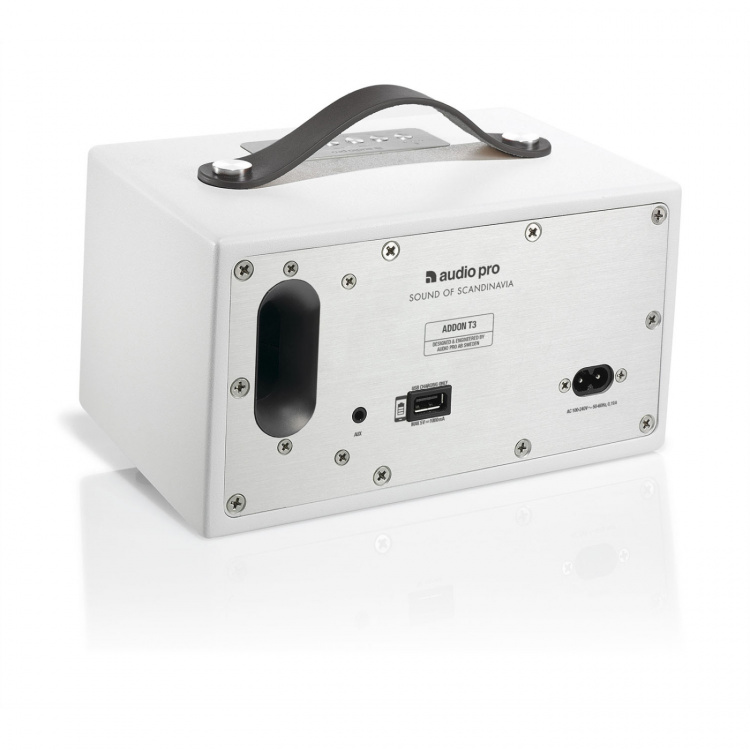 Audio Pro Høyttaler Addon T3+ Trådløs Bærbar Hvit