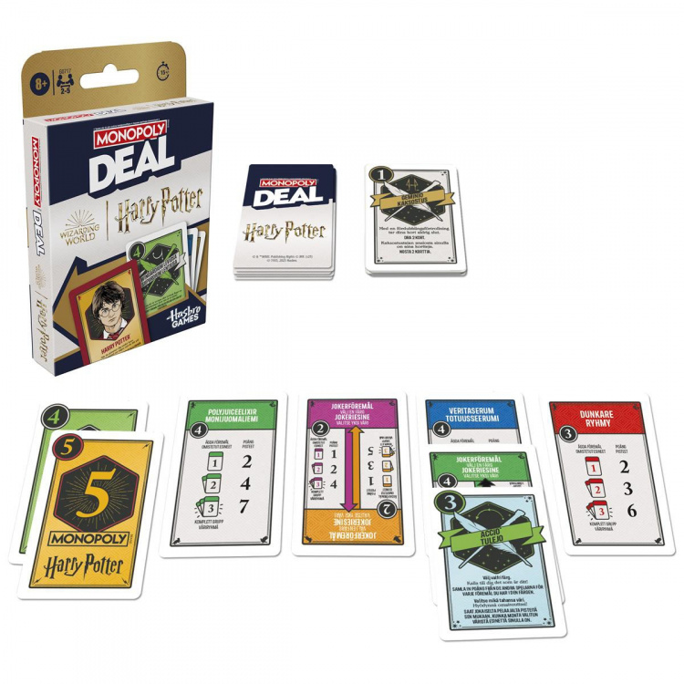 Hasbro gaming Kortspill Monopoly Deal Harry Potter (SE/FI) Hasbro gaming Kortspill Monopoly Deal Harry Potter (SE/FI)