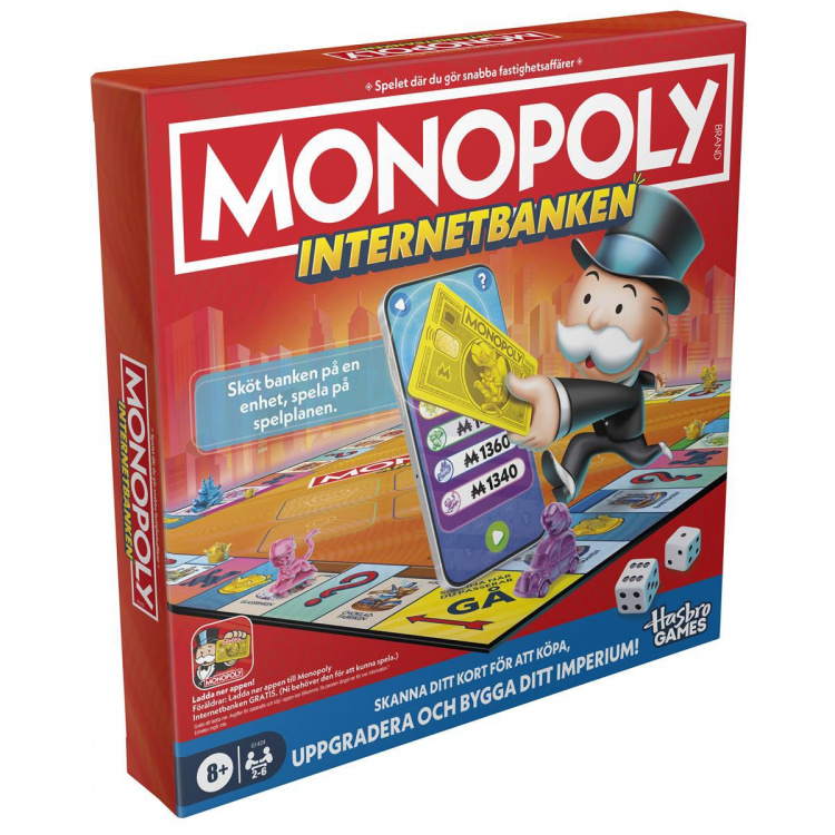 Hasbro gaming Brettspill Monopoly App Banking (SE)