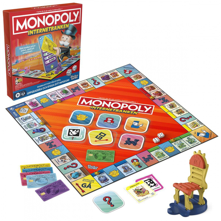 Hasbro gaming Brettspill Monopoly App Banking (SE)