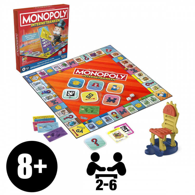 Hasbro gaming Brettspill Monopoly App Banking (SE)