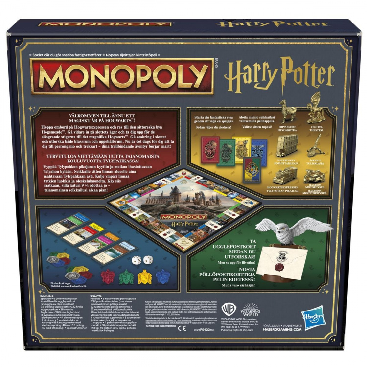 Hasbro gaming Brettspill Monopoly Harry Potter (SE/FI)
