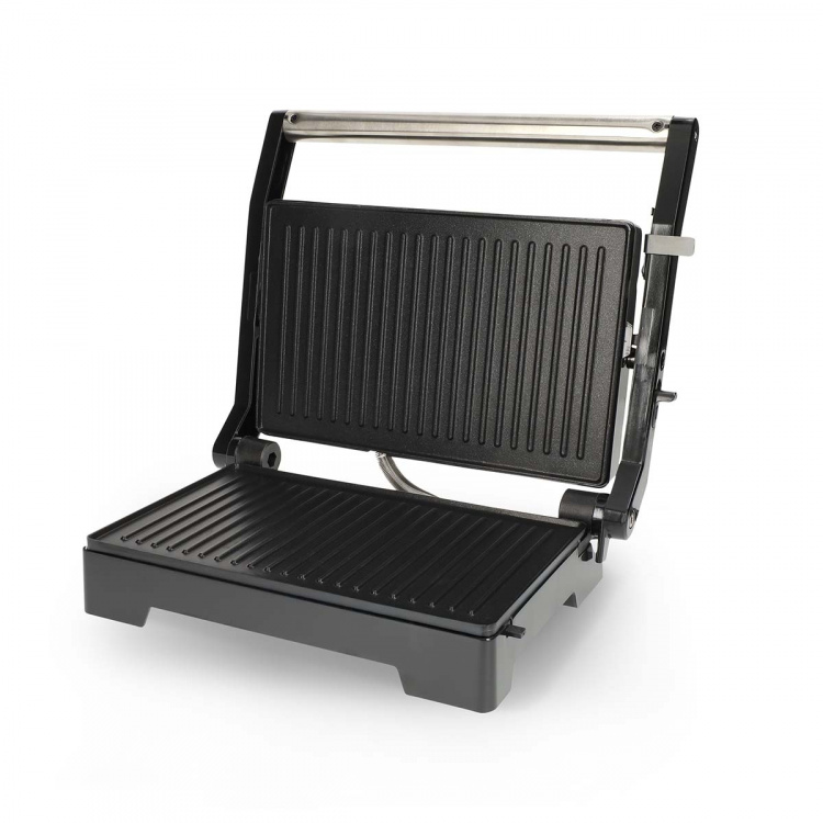 MELISSA Panini-grill og kontaktgrill med non-stick-belegg og overopphetingsbeskyttelse 1000W Svart