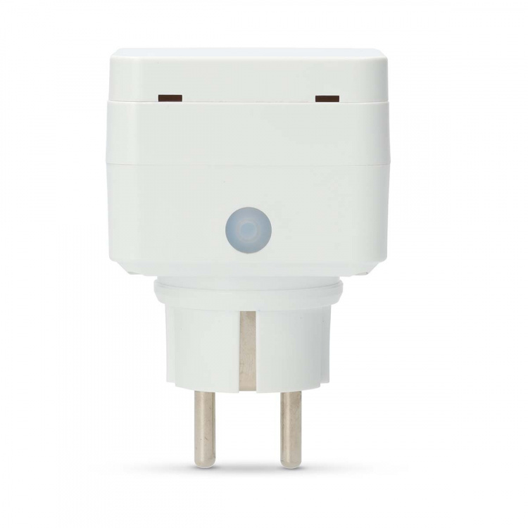 Nedis SmartLife Smart Plug | IP44 | Efektmåler | 3680 W | Jordet kontakt | -25 - 55 °C | Android™ / IOS | Grå / Hvit | 1 stk Nedis SmartLife Smart Plug | IP44 | Efektmåler | 3680 W | Jordet kontakt | -25 - 55 °C | Android™ / IOS | Grå / Hvit | 1 stk