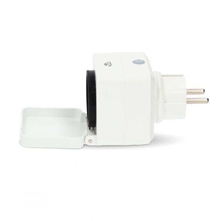 Nedis SmartLife Smart Plug | IP44 | Efektmåler | 3680 W | Jordet kontakt | -25 - 55 °C | Android™ / IOS | Grå / Hvit | 1 stk Nedis SmartLife Smart Plug | IP44 | Efektmåler | 3680 W | Jordet kontakt | -25 - 55 °C | Android™ / IOS | Grå / Hvit | 1 stk